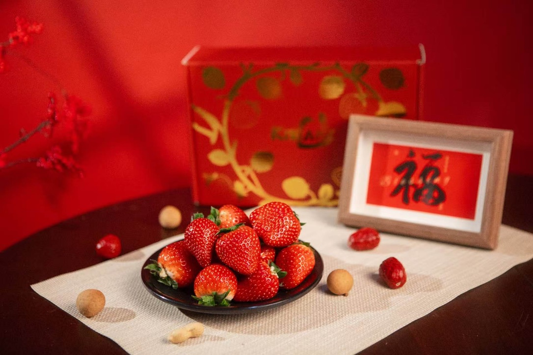 Royal Queen premium strawberries with gift box